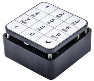 Electronic number keypad lock for furniture and lockers